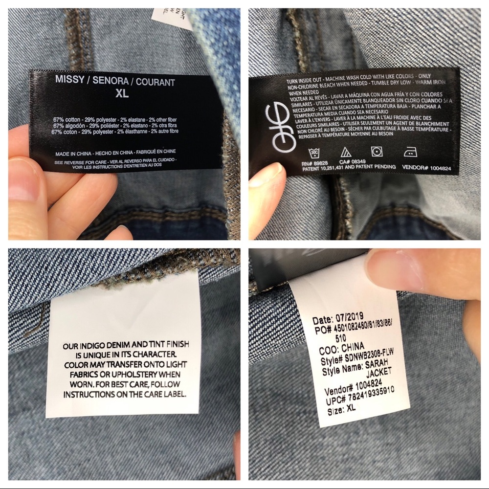 Beautiful Nine West classic denim jacket - Picture 7 of 7